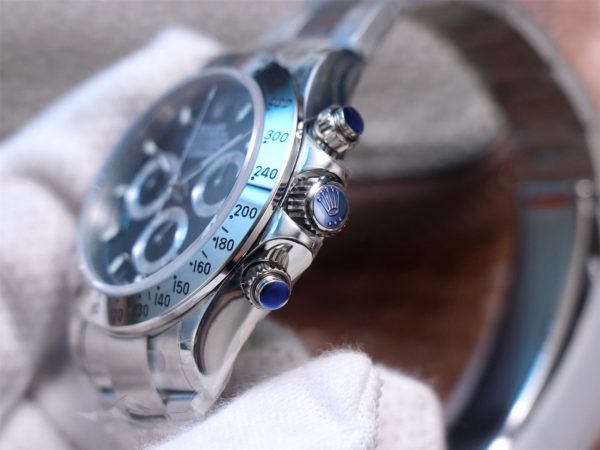 DAYTONA 40MM STEEL CASE BLACK DIAL - Image 6
