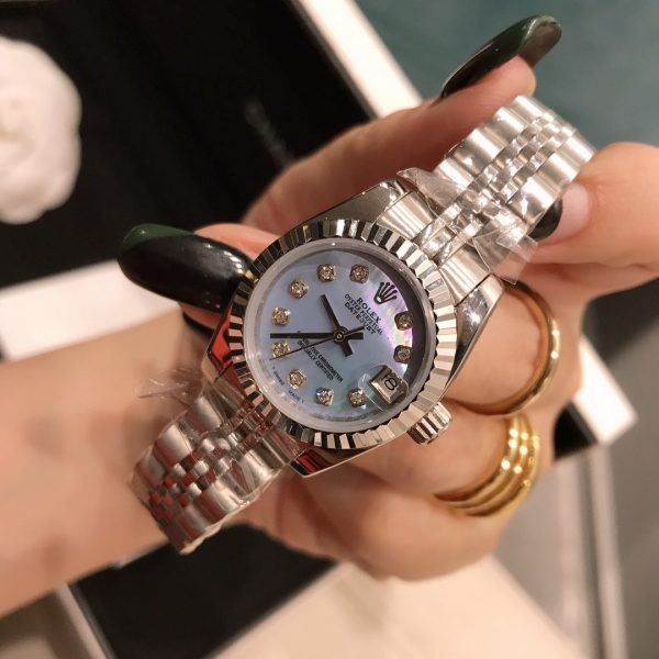 DATE JUST 28MM DIAMOND STUDDED - Image 6