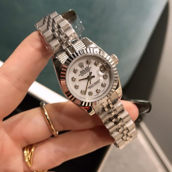 DATE JUST 28MM DIAMOND STUDDED - Image 5