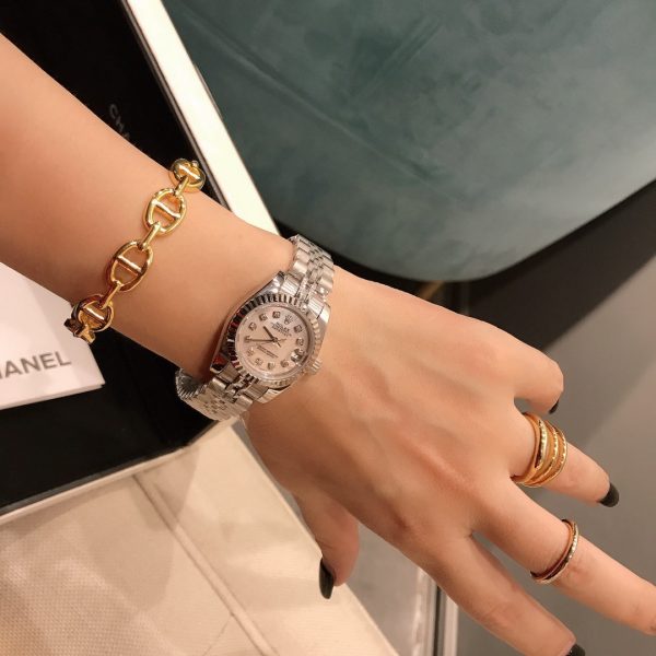 DATE JUST 28MM DIAMOND STUDDED - Image 7