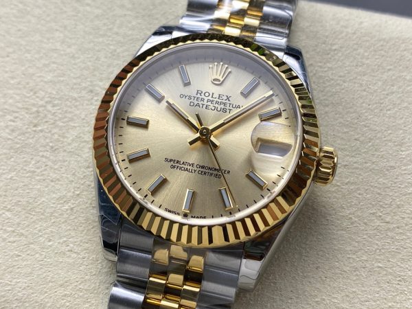 Datejust 31mm Yellow Gold Steel Champagne Dial - Image 8