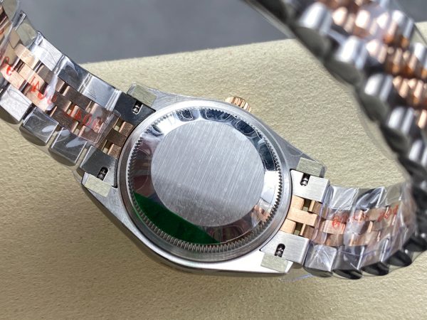 Datejust 31mm Pink Gold Steel Diamond Bezel White Mop Dial - Image 5
