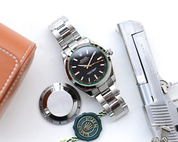 MILGAUSS STAINLESS STEEL BLACK BLUE ORANGE DIAL - Image 6