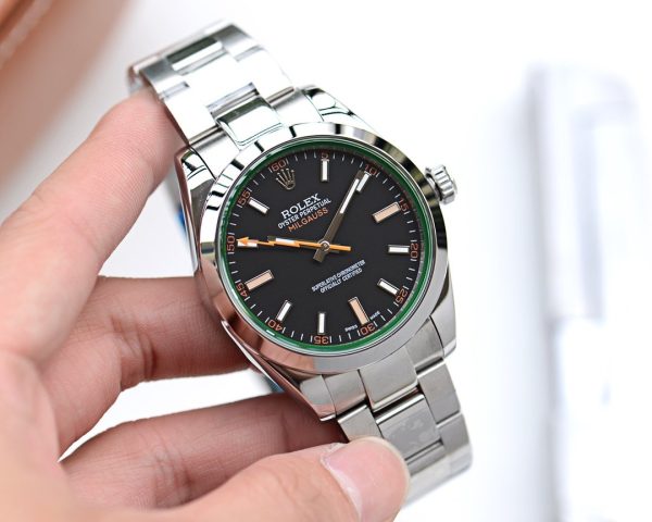 MILGAUSS STAINLESS STEEL BLACK BLUE ORANGE DIAL - Image 4