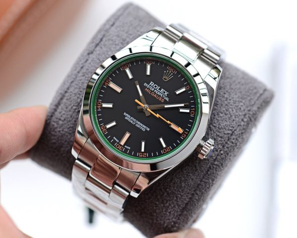 MILGAUSS STAINLESS STEEL BLACK BLUE ORANGE DIAL - Image 2