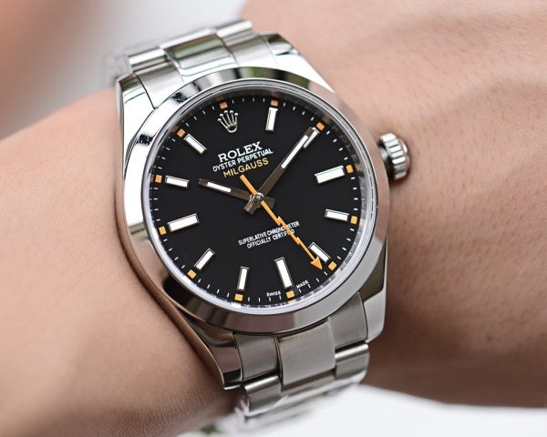 MILGAUSS STAINLESS STEEL BLACK DIAL ORANGE - Image 5