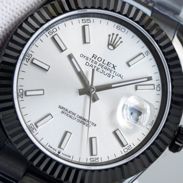 DATEJUST 41MM CUSTOM BLACK PVD WHITE DIAL - Image 2