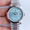 DAY-DATE 41MM STAINLESS STEEL ICE BLUE DIAL