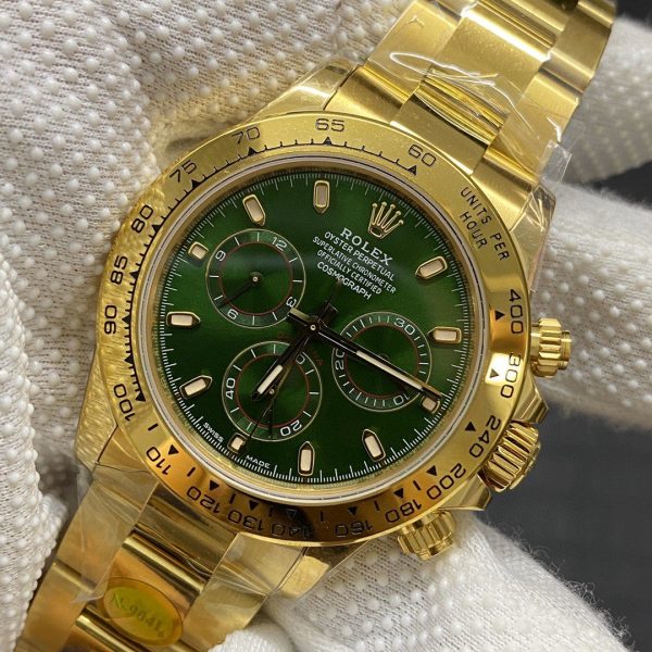 DAYTONA YELLOW GOLD GREEN DIAL 116508 - Image 4