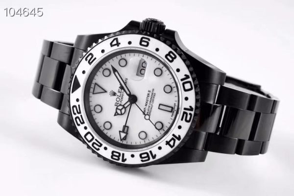 GMT-MASTER II BLACK WHITE DIAL - Image 2