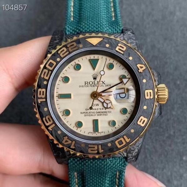 GMT-MASTER II CUSTOM CARBON CREAM DIAL - Image 9
