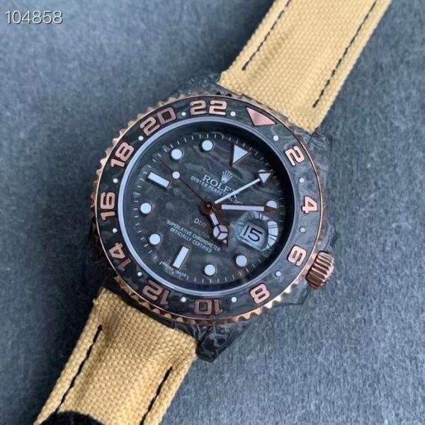 GMT-MASTER II CUSTOM CARBON EVEROSE GOLD - Image 3