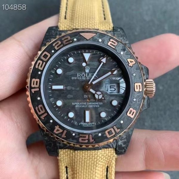 GMT-MASTER II CUSTOM CARBON EVEROSE GOLD - Image 2
